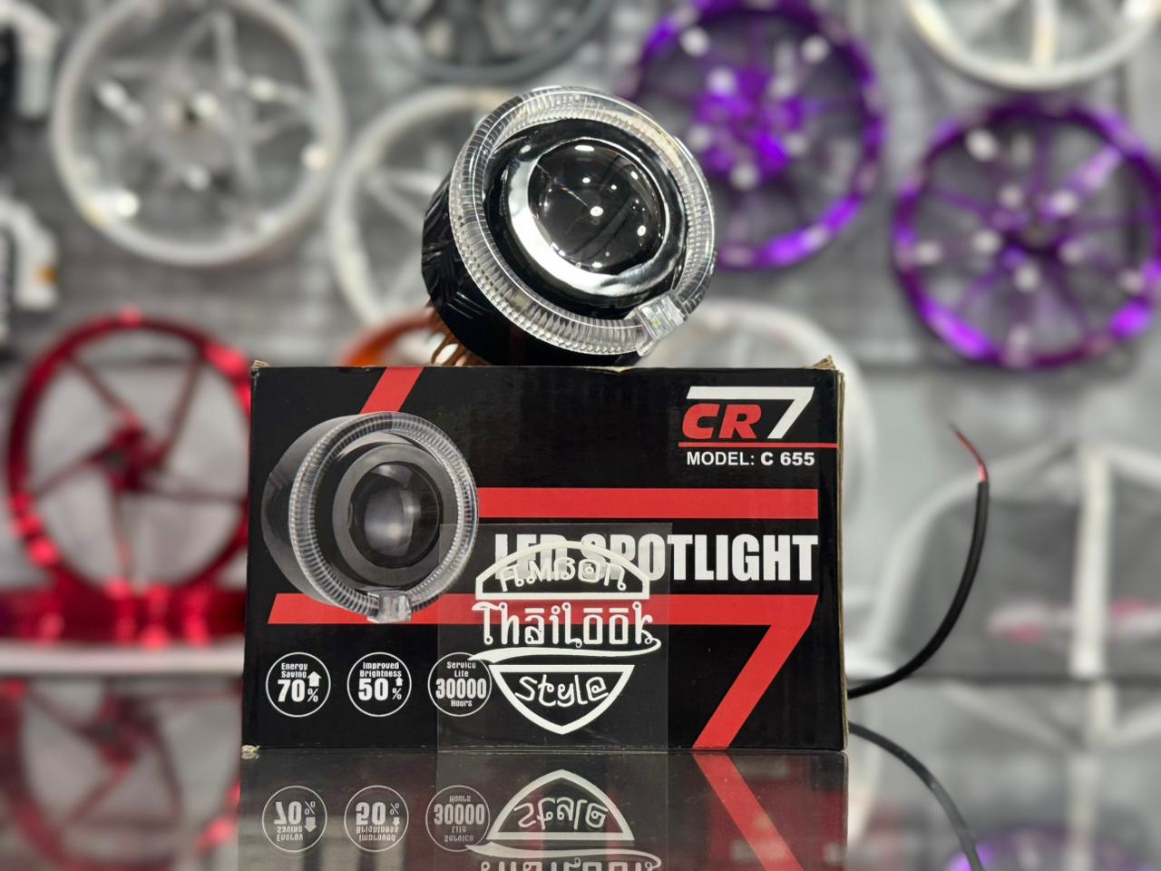 BILED CR 7 4.5 inch DEVIL BLUE RING WHITE C 655